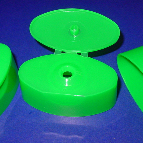 ellipse flip top caps green samples